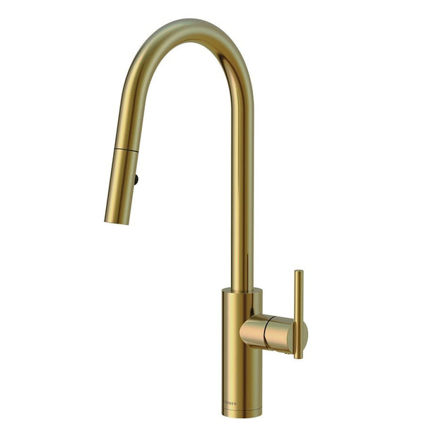Parma® Kitchen Faucet, Deck Mount, ADA, 1 Lever Handle, 1-Hole, Brushed Bronze