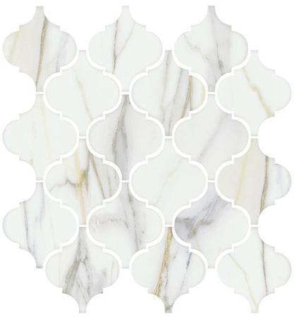 Mythique Marble Calacatta Venecia Matte Arabesque 3X3 Matte