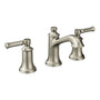 Double Handle Widespread Bathroom Faucet from the Dartmoor Collection - Pop-Up Drain Included