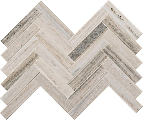 Ascend Stone Open Horizon Chevron 1X6 Honed