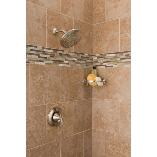 Eva Pressure Balanced Shower Trim Package with Single Function Rain Shower Head - Less Valve