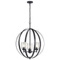 Winslow 3 Light 25" Wide Globe Chandelier