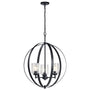 Winslow 3 Light 25" Wide Globe Chandelier