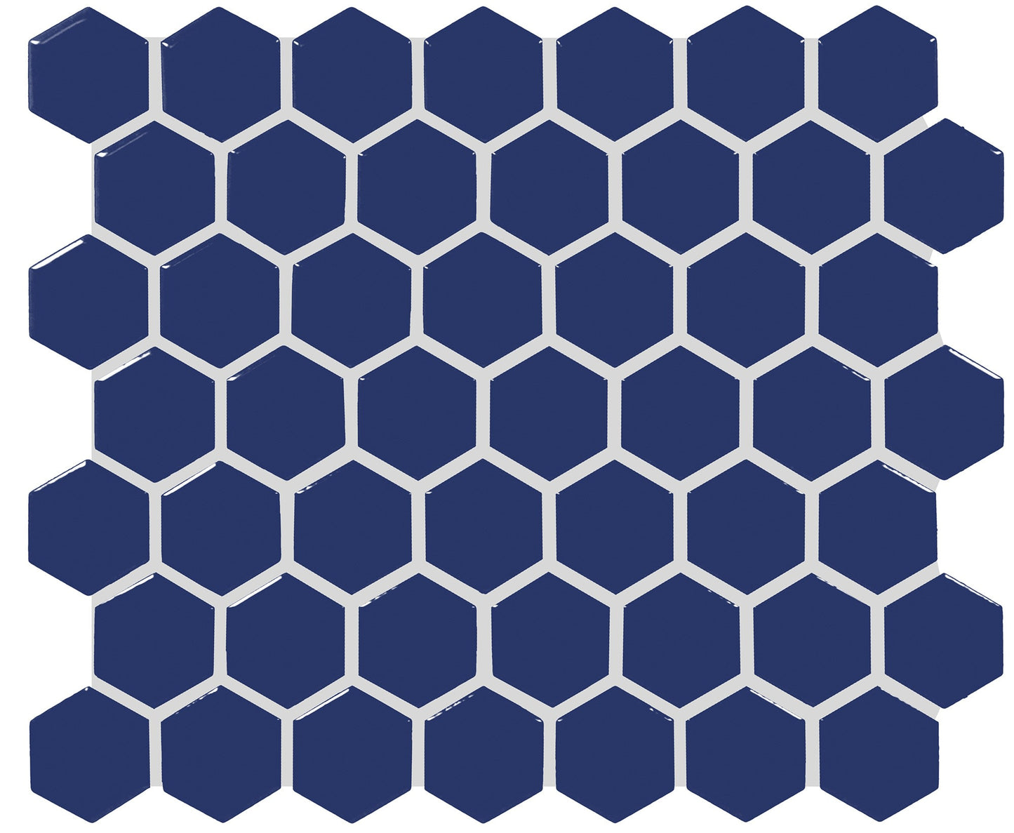 Unglazed Mosaics Sapphire Sky Penny Rounds 1X1 Matte