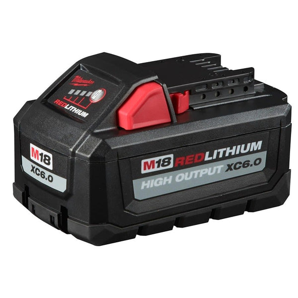 M18™ HIGH OUTPUT™ Cordless Battery Pack, 6 Ah REDLITHIUM™ Battery, 18 VDC Charge