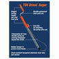 Teletube® Urinal Auger™ Telescoping Urinal Auger, Vinyl Grip Handle