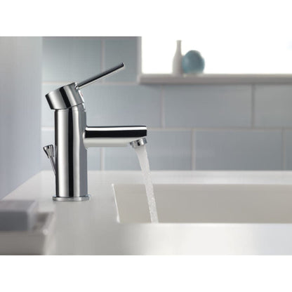 Modern 1 GPM Single Hole Bathroom Faucet with Pop-Up Drain Assembly