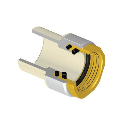 Female Adapter, 2 in, Socket x FNPT, SCH 40/STD, CPVC
