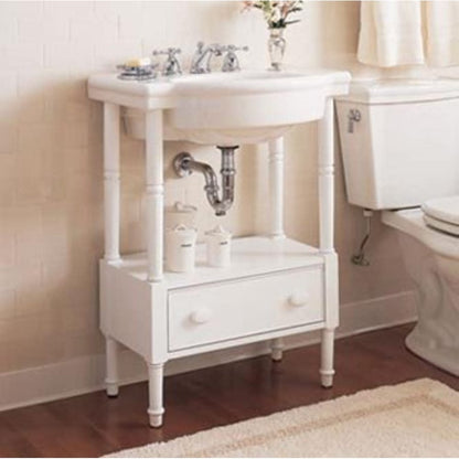 Retrospect 27" Fireclay Pedestal Sink Only - Less Pedestal