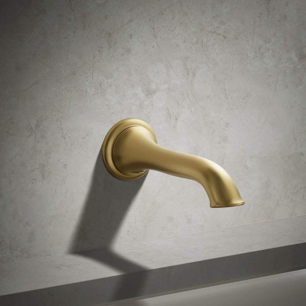 Artifacts Non Diverter Wall Mounted Tub Spout with Flare Design