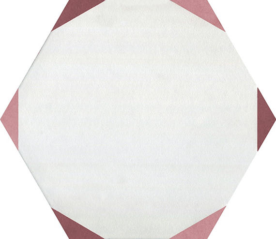 Bee Hive Medley Marsala Hexagon 8 1/2X10 Matte