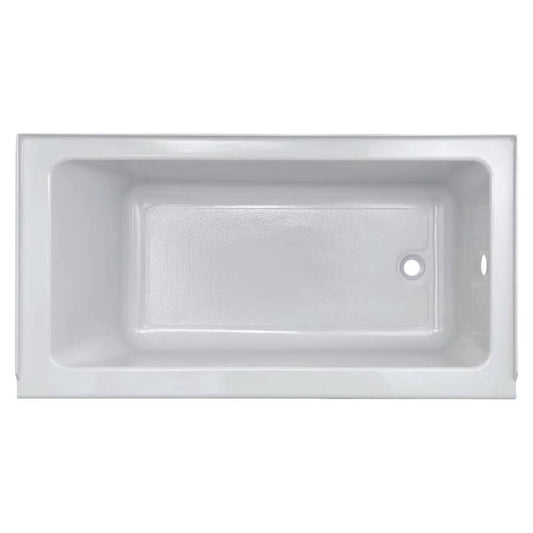 Studio 60" Soaking Bathtub for Alcove Installations with Right Drain