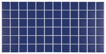 Unglazed Mosaics Sapphire Sky Penny Rounds 1X1 Matte
