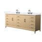 Janna Double Bathroom Vanity - 84W x 35.25H x 22D
