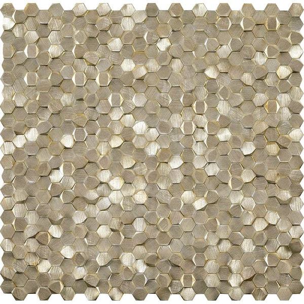 GRAVITY ALUMINIUM 3D HEXAGON GOLD (Make to order)