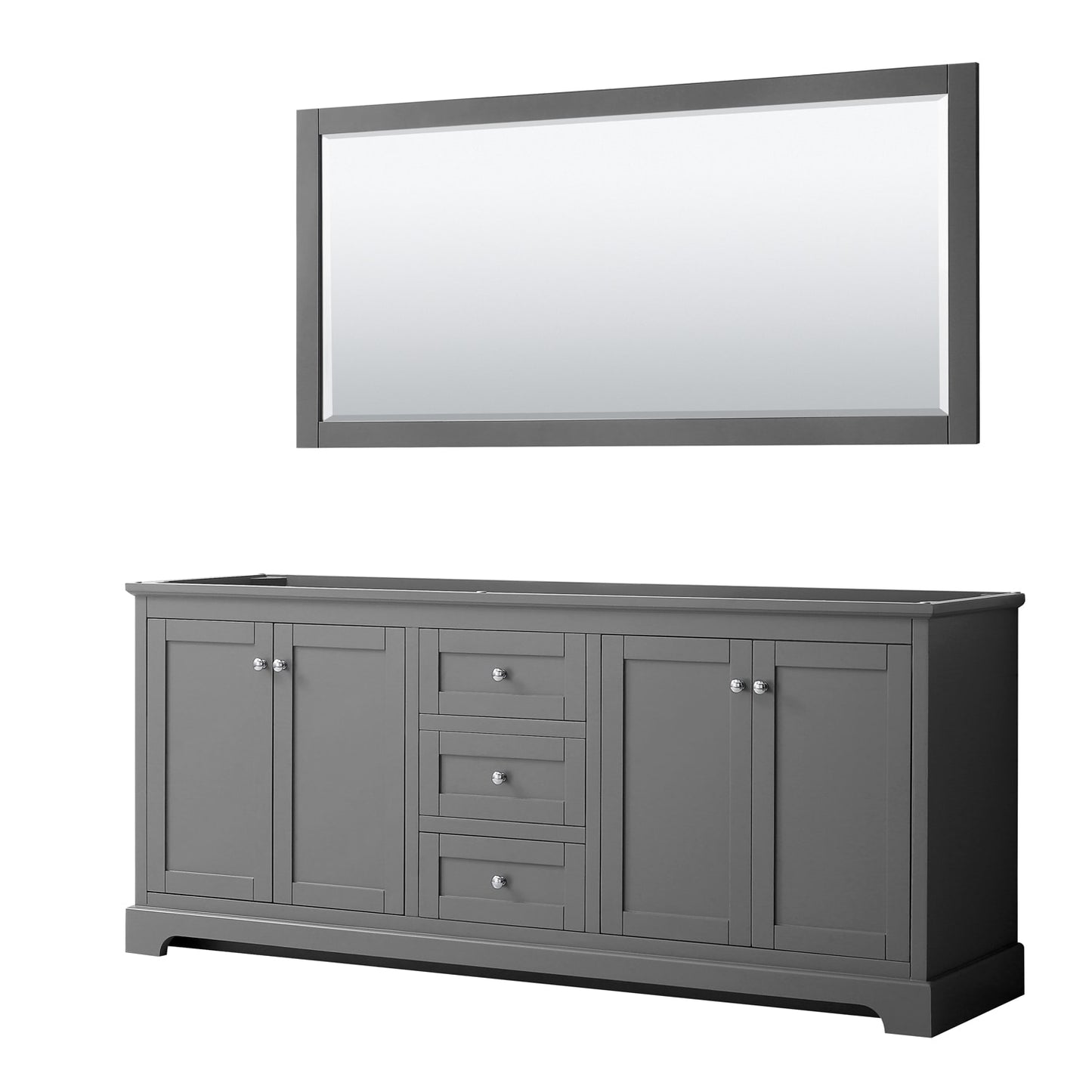 Avery Double Bathroom Vanity - 79W x 34.25H x 21.75D