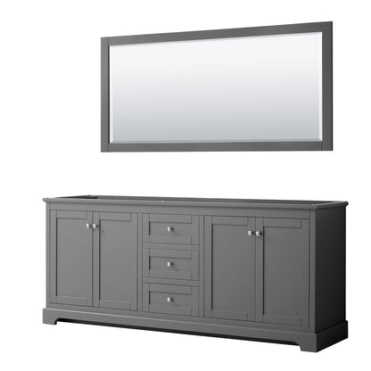 Avery Double Bathroom Vanity - 79W x 34.25H x 21.75D