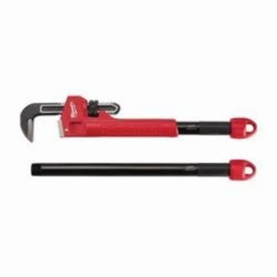OVERBITE JAW Adaptable Pipe Wrench, 21.8 in OAL, Hook Jaw, Steel Handle