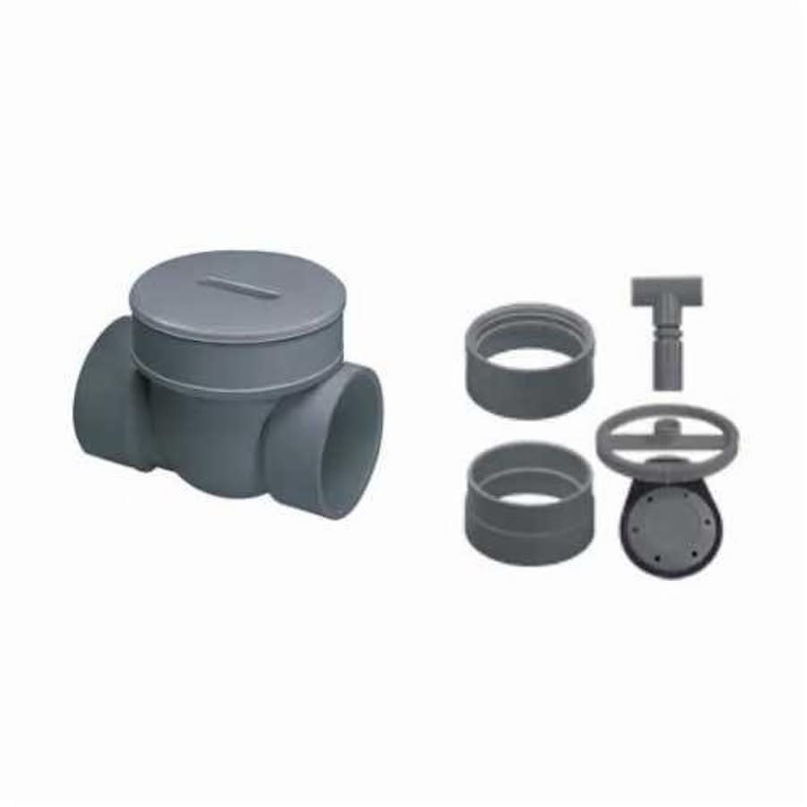 Backwater Valve, 3 in, PVC