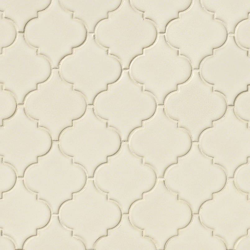 Antique White Arabesque Tile®