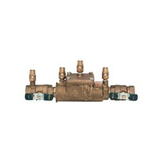 LF007 Double Check Backflow Preventer, 1-1/4 in, FNPT, Bronze