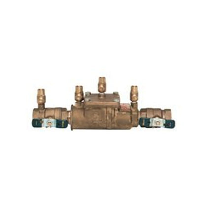 LF007 Double Check Backflow Preventer, 2 in, FNPT, Bronze