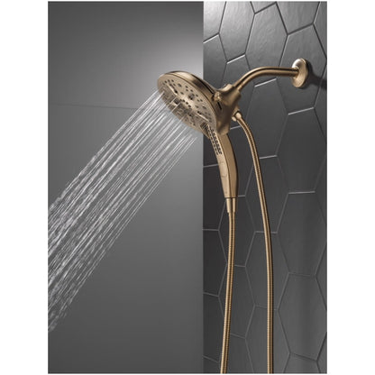 Universal Showering In2ition 1.75 GPM Multi Function Shower Head with Touch-Clean, MagnaTite, and H2Okinetic Technology