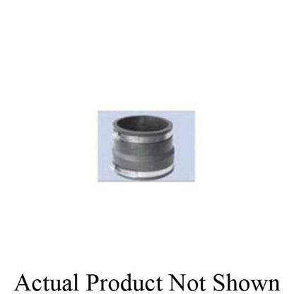 Transition Coupling, 4 x 3 in, Ductile Iron/AC x Cast Iron/Plastic, Flexible PVC