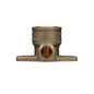 Drop Ear 90 deg Elbow, 3/4 in, Crimp PEX x FNPT, Brass