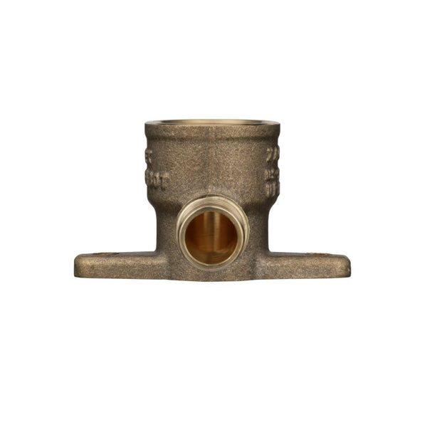 Drop Ear 90 deg Elbow, 1/2 in, Crimp PEX x FNPT, Brass