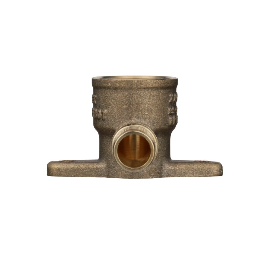 Drop Ear 90 deg Elbow, 1/2 in, Crimp PEX x FNPT, Brass