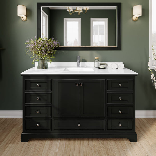 Deborah Single Bathroom Vanity - 60W x 35H x 22D