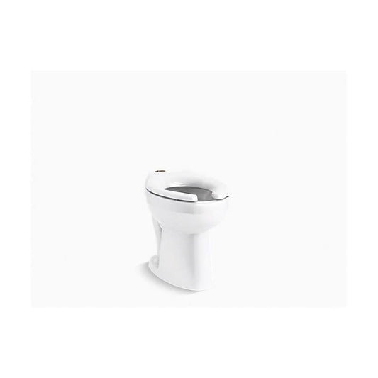Highcliff™ Ultra Toilet Bowl, Floor Mount, 10 or 12 in Rough, ADA, Elongated, Flushometer, White