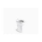 Highcliff™ Ultra Toilet Bowl, Floor Mount, 10 or 12 in Rough, ADA, Elongated, Flushometer, White