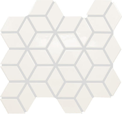 Color Wheel Retro Matte Arctic White Chevron 2X3 Matte