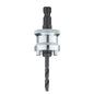 Standard Hole Saw Arbor, 1/2 in, 1/4 in, Pilot Drill, Steel