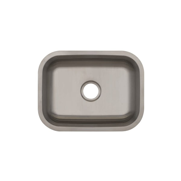 Plomosa 23-3/8" Undermount Single Basin Stainless Steel Kitchen Sink