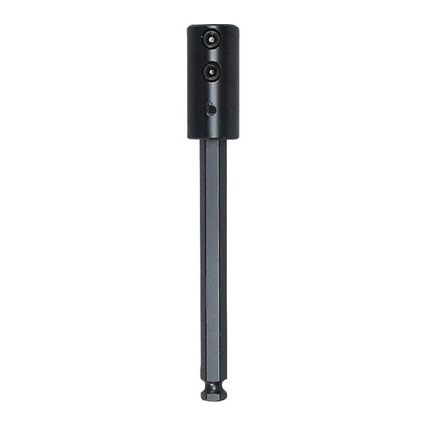 Hole Saw Extension, 1/2 in, Shank, For Use With 1L, 2L or 3L Hole Saw, Carbon Steel, Black Oxide