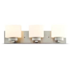 Dove Creek 3-Light Satin Nickel Vanity Fixture