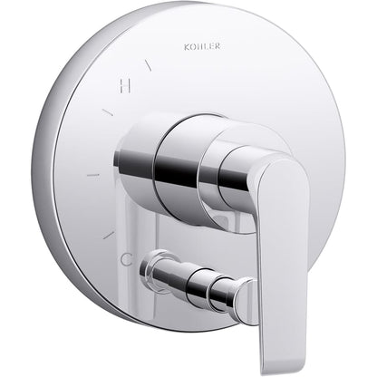 Avid Dual Function Pressure Balanced Valve Trim Only with Single Lever Handle and Integrated Diverter - Less Rough In