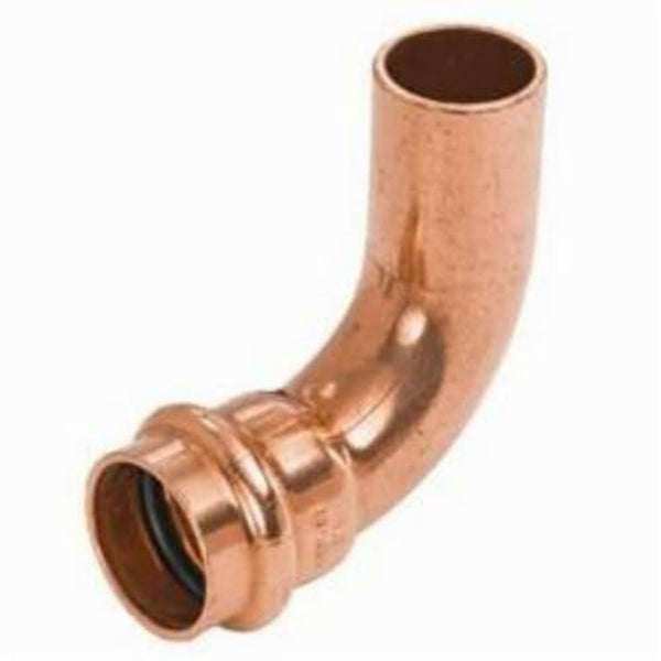 Street 90 deg Elbow, 1/2 in, Fitting x Press, Copper