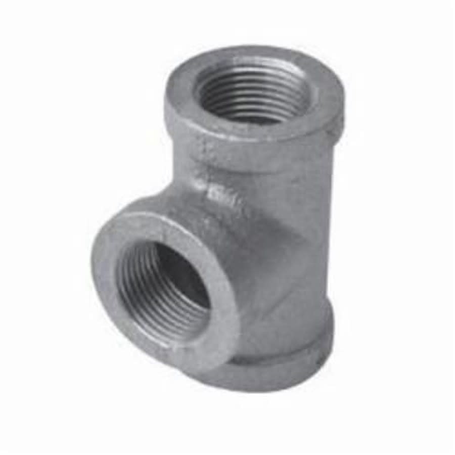 Tee, 4 in, FNPT, 150 lb, Malleable Iron, Galvanized, Domestic