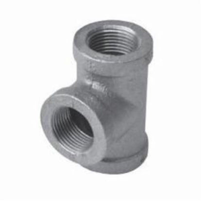 Tee, 4 in, FNPT, 150 lb, Malleable Iron, Galvanized, Domestic
