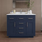 Beckett Single Bathroom Vanity with Toe Kick - 42W x 35H x 22D