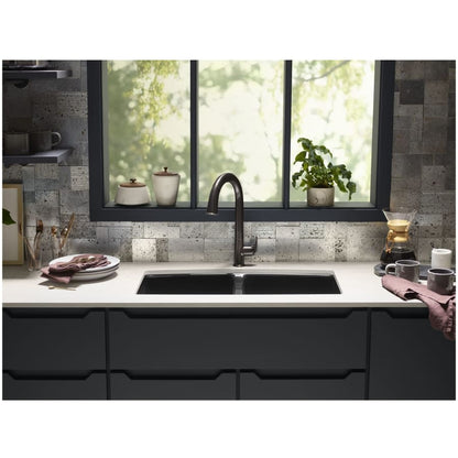 Brookfield 33" Double Basin Undermount Enameled Cast - Iron Kitchen Sink