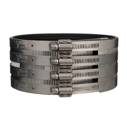 Coupling, 6 in, No Hub, Stainless Steel