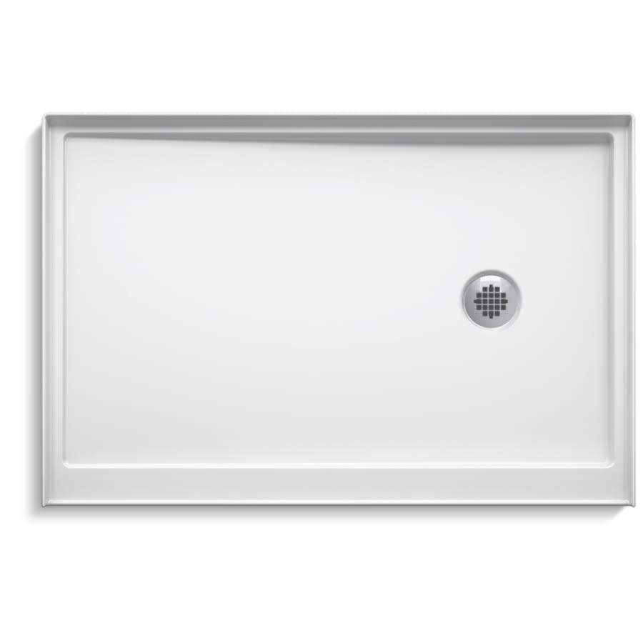 Rely 48" x 32" Rectangular Shower Base with and Right Drain