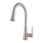 Pfirst Series™ Kitchen Faucet, Deck Mount, ADA, 1 Lever Handle, 1 or 3-Hole, Stainless Steel