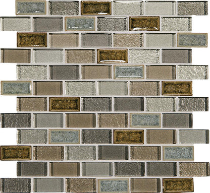 Crystal Shores Sapphire Lagoon Brick 2X1 Glass