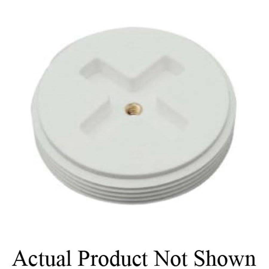 DWV Countersunk Plug, 2-1/2 in, MNPT, Polypropylene